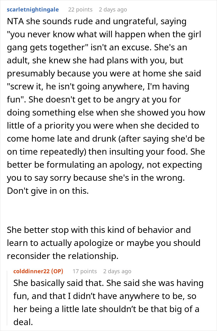 Woman Returns To Find Her Romantic Dinner In The Fridge And A BF That Would Rather Play Games Woman Returns To Find Her Romantic Dinner In The Fridge And A BF That Would Rather Play Games
