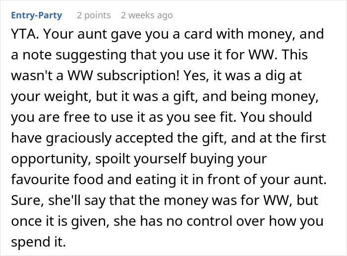 &ldquo;It Was Very Embarrassing&rdquo;: Teen Refuses Aunt&rsquo;s Fat-Shaming Birthday Gift, Upsets Parents
