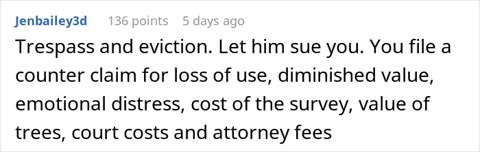 Guy Turns To Web For Legal Advice After 100% Of Neighbor’s House Is Built On His Property Guy Turns To Web For Legal Advice After 100% Of Neighbor’s House Is Built On His Property