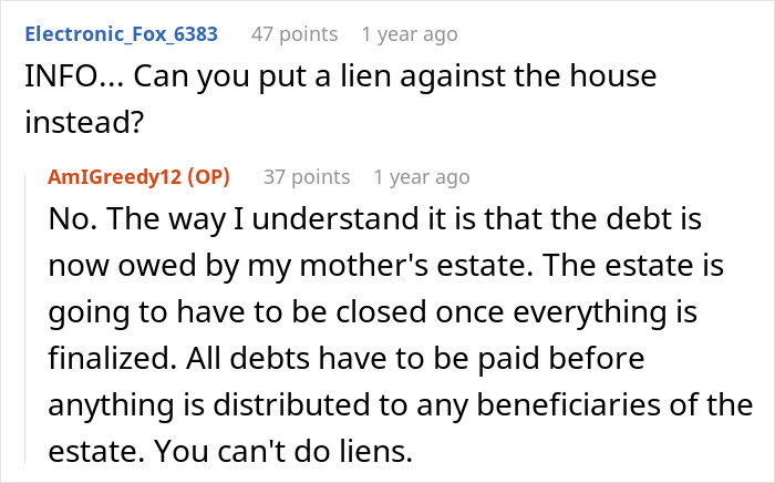 Woman Causes Family Drama By Refusing To Forgive Late Mom&rsquo;s Debt And Demanding That Sister Pay It