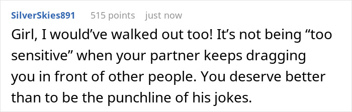 BF Keeps Mocking GF&rsquo;s Cooking In Front Of His Family, Gets Mad When She Jokes On Him In Response