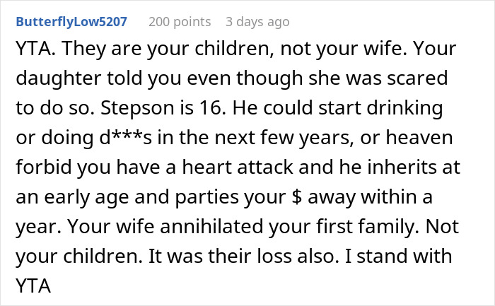 Biological Kids Furious After Dad Leaves Everything To Stepson For Concealing Mom's Affair Biological Kids Furious After Dad Leaves Everything To Stepson For Concealing Mom's Affair
