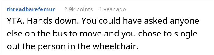 Mom Is Livid After Disabled Person On Bus Refused To Move So She Could Sit Together With Her 5YO Mom Is Livid After Disabled Person On Bus Refused To Move So She Could Sit Together With Her 5YO
