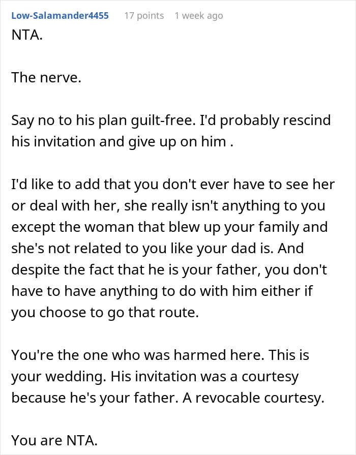 Man’s Affair Wrecks Family, Is Shocked New Wife Won’t Be Invited To Daughter’s Wedding Man’s Affair Wrecks Family, Is Shocked New Wife Won’t Be Invited To Daughter’s Wedding