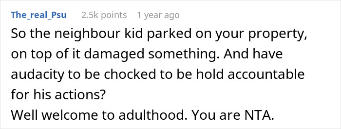 Neighbor Deals With Teen Who Uses Their Driveway, Now He Has To Pay Up For Hedge He Ruined