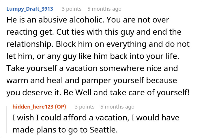 Woman Ends 4-Year Relationship Over BF&rsquo;s Drunken Outbursts, Guy Says She&rsquo;s Overreacting