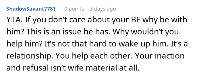 Woman Refuses To Wake BF Up In The Morning, He Almost Loses His Job Over It