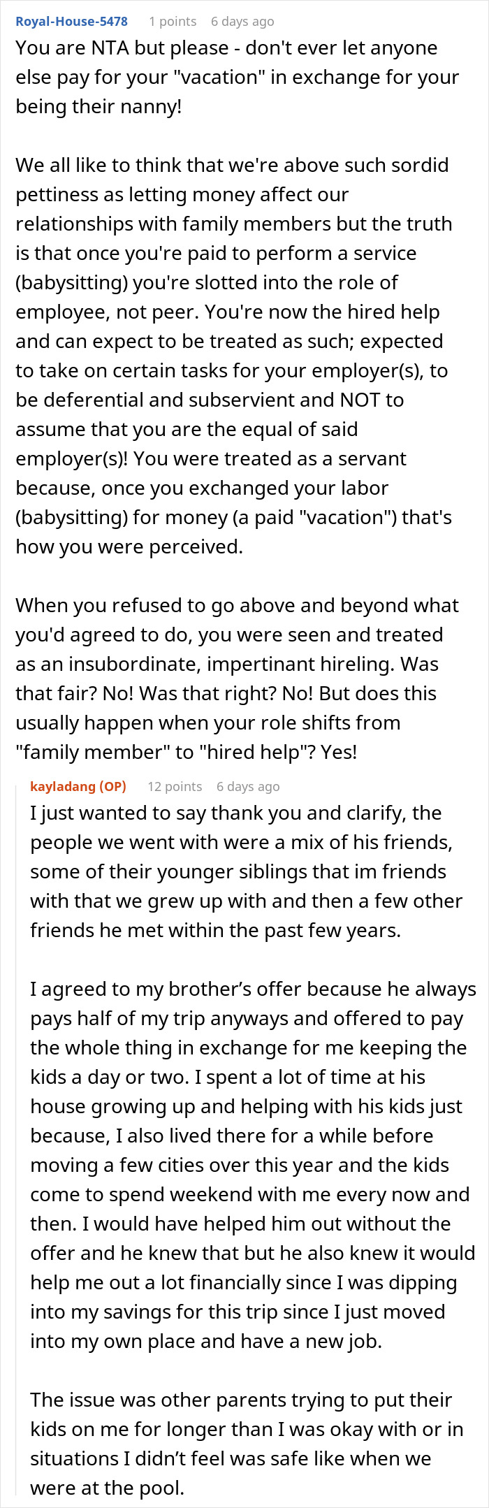 Delusional Parents Think Woman Is Their Free Babysitter On Vacation, She Crushes Their Entitlement Delusional Parents Think Woman Is Their Free Babysitter On Vacation, She Crushes Their Entitlement