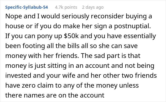 “Your Friend Fund Is Stupid”: Man Asks Wife To Break A Promise To Friends, Wonders If He’s A Jerk “Your Friend Fund Is Stupid”: Man Asks Wife To Break A Promise To Friends, Wonders If He’s A Jerk