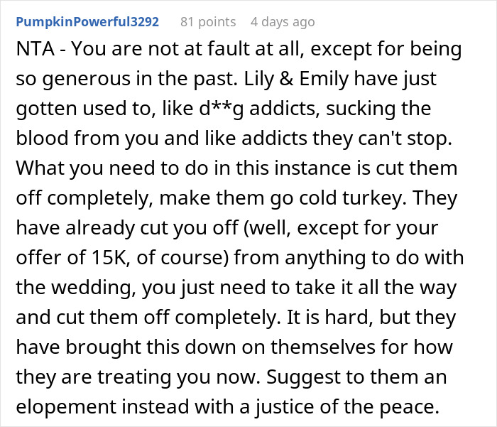 Bride Goes Overboard With A Fancy Wedding After Uncle Promises To Pay, Gets A Harsh Reality Check Bride Goes Overboard With A Fancy Wedding After Uncle Promises To Pay, Gets A Harsh Reality Check