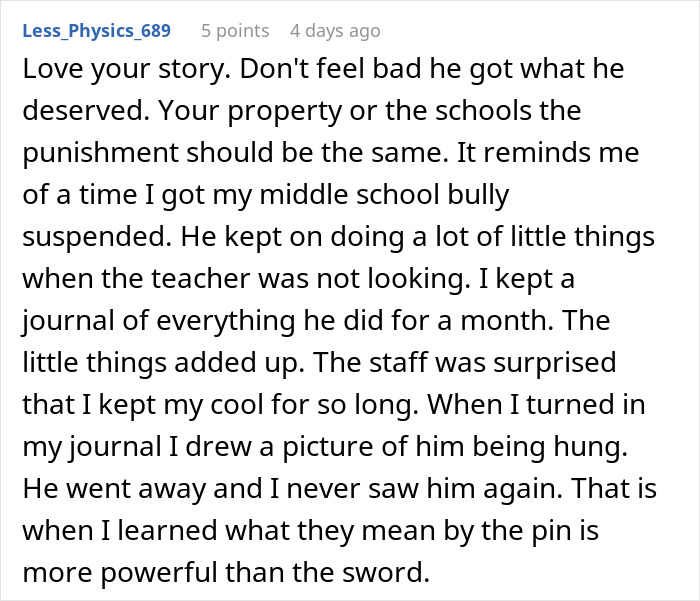 Bully Gets Suspended For A Week After His Victim Decides It’s Time For Revenge Bully Gets Suspended For A Week After His Victim Decides It’s Time For Revenge