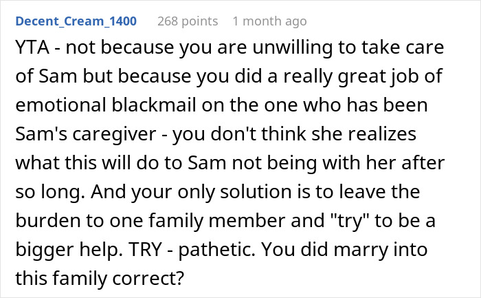 In-Laws Furious After Woman Refuses To Take In Husband's Autistic Twin In-Laws Furious After Woman Refuses To Take In Husband's Autistic Twin
