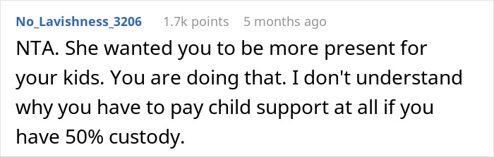 "AITA For Working Less After My Divorce Even Though It Means My Ex Gets Less Child Support?"