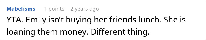 Teen Refuses To Buy Lunch For Stepsis As She Can’t Afford It But Doesn’t Try To Get Part-Time Job Teen Refuses To Buy Lunch For Stepsis As She Can’t Afford It But Doesn’t Try To Get Part-Time Job