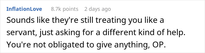 Woman Grows Up As A Maid For Her Foster Parents, Refuses To Help Them When She’s Successful Woman Grows Up As A Maid For Her Foster Parents, Refuses To Help Them When She’s Successful