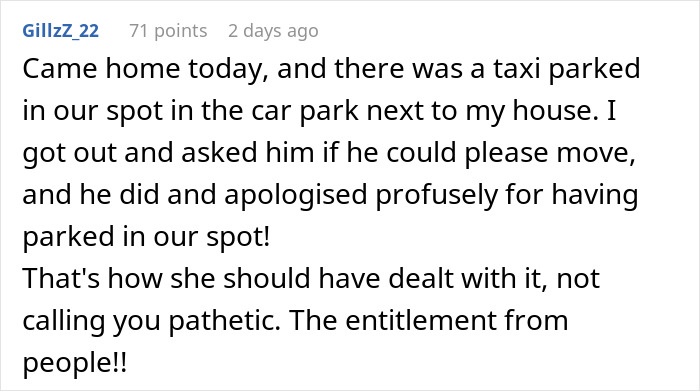 Rude Mom Blocks Driveway, Calls Homeowner “Pathetic” For Wanting To Park Her Own Car Rude Mom Blocks Driveway, Calls Homeowner “Pathetic” For Wanting To Park Her Own Car
