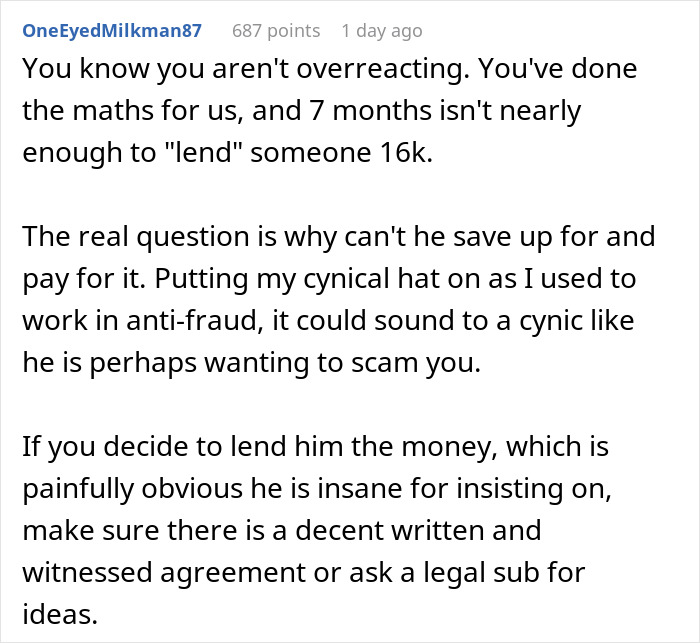 Rich BF With Doctor Parents Asks Barista GF For $16K From Her Hard-Earned Savings To Fix His Car
