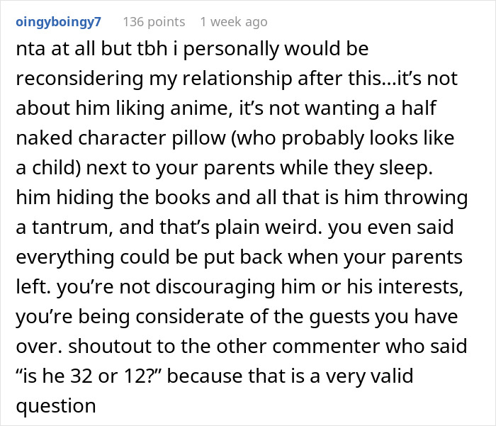 Woman Sees Just How Manipulative Her BF Really Is After Anime Pillow Tears Them Apart