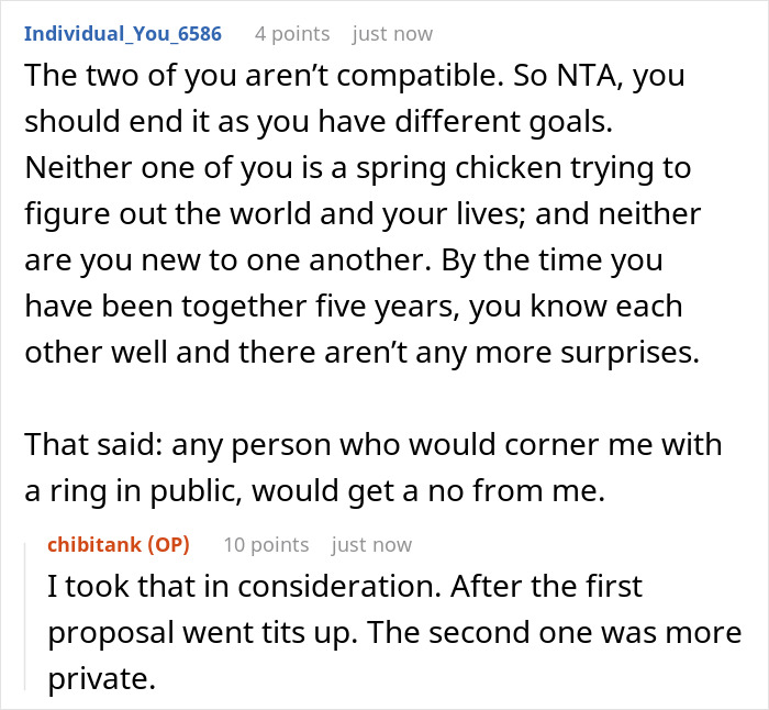 39YO Woman Keeps Saying No To BF&rsquo;s Marriage Proposals, He Decides There Won&rsquo;t Be A Third Time