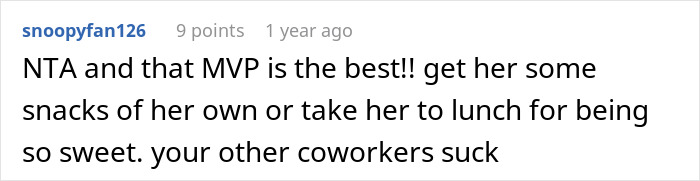 Woman Tired Of Office Food Thieves Locks Her Snacks Up, Gets Confronted By One Of Them Woman Tired Of Office Food Thieves Locks Her Snacks Up, Gets Confronted By One Of Them