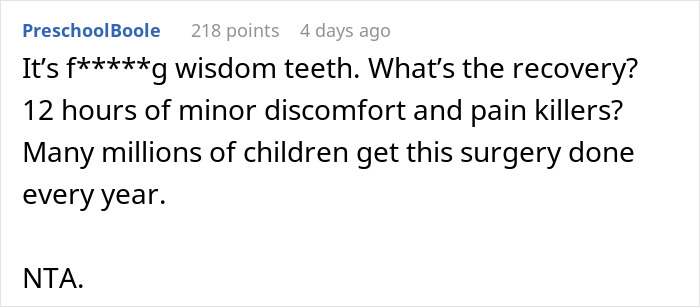 Woman Chooses Greece Vacation Over Helping Husband After Wisdom Teeth Removal, Family Livid