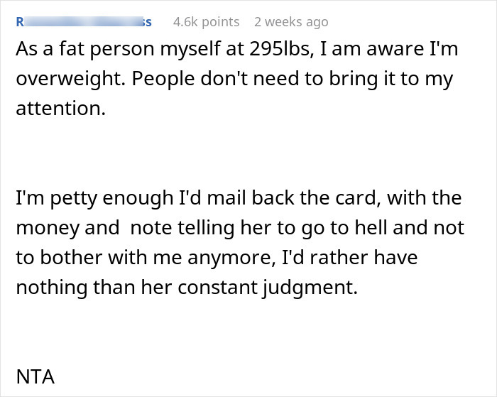 &ldquo;It Was Very Embarrassing&rdquo;: Teen Refuses Aunt&rsquo;s Fat-Shaming Birthday Gift, Upsets Parents