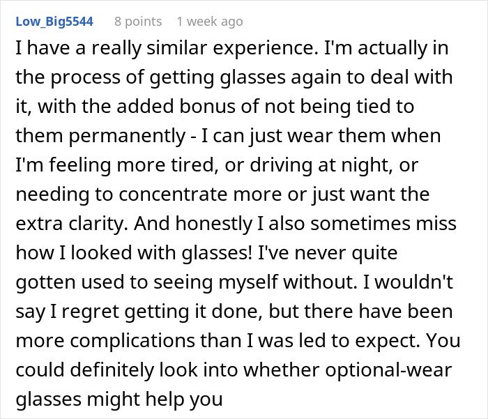 “I Regret Having My Eyes Lasered”: Netizen Candidly Talks About Surgery Results 5 Years Later “I Regret Having My Eyes Lasered”: Netizen Candidly Talks About Surgery Results 5 Years Later