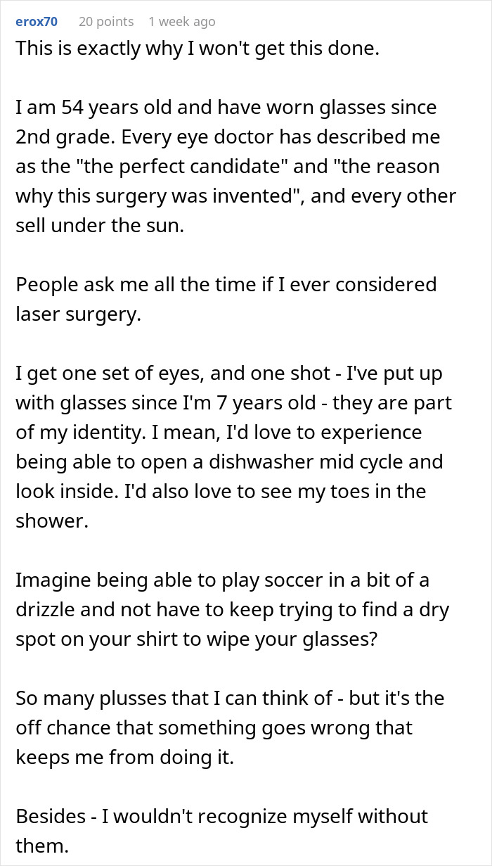 “I Regret Having My Eyes Lasered”: Netizen Candidly Talks About Surgery Results 5 Years Later “I Regret Having My Eyes Lasered”: Netizen Candidly Talks About Surgery Results 5 Years Later