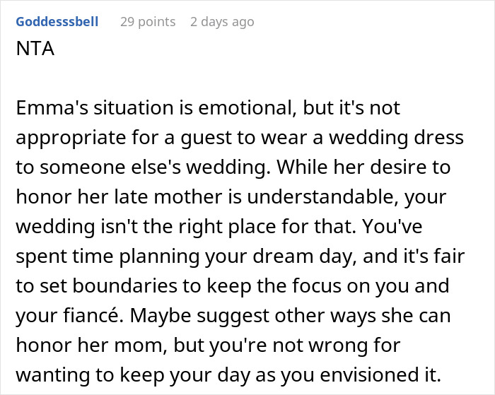 &ldquo;Not The Time Or Place&rdquo;: Bride Faces Off With Guest Demanding To Wear A Wedding Dress