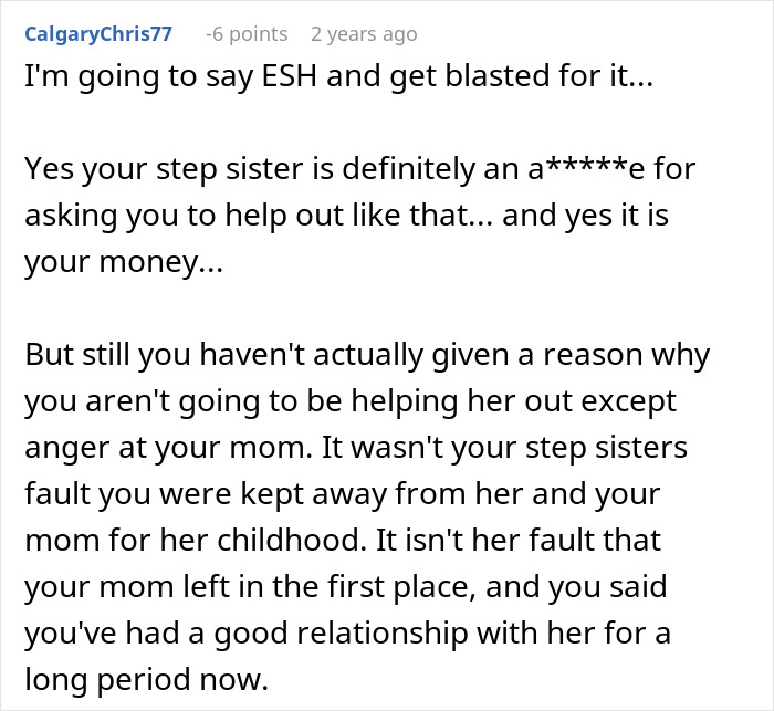 Guy Refuses To Fund Stepsister&rsquo;s Wedding, Calls Out Mom&rsquo;s Choices When She Protests