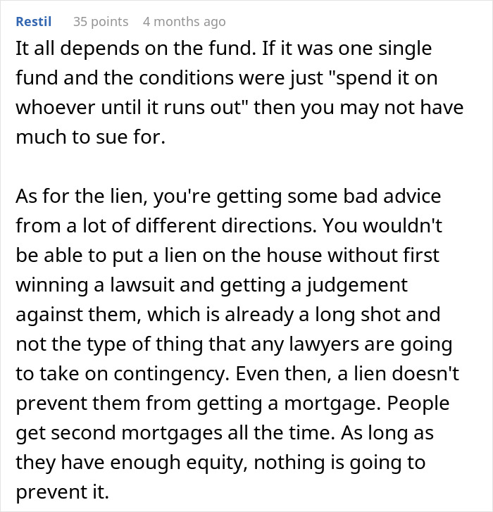 Parents Blew 300K Inheritance, Teen Is Considering Suing Them With Family's Help