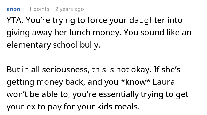 Teen Refuses To Buy Lunch For Stepsis As She Can’t Afford It But Doesn’t Try To Get Part-Time Job Teen Refuses To Buy Lunch For Stepsis As She Can’t Afford It But Doesn’t Try To Get Part-Time Job
