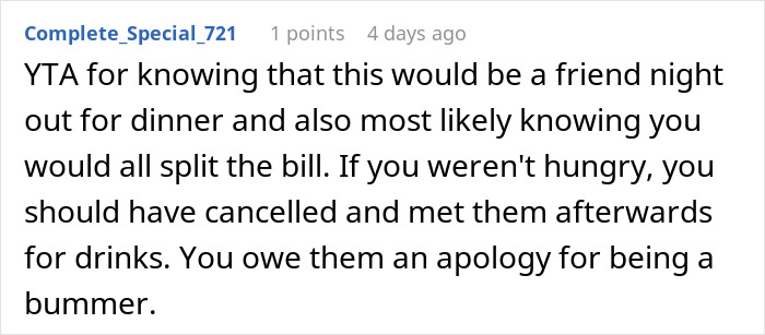 Woman Faces Backlash For Refusing To Pay For Expensive Meals She Didn&rsquo;t Order