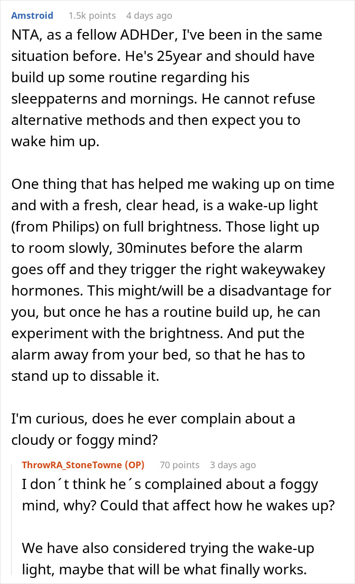 Woman Refuses To Wake BF Up In The Morning, He Almost Loses His Job Over It