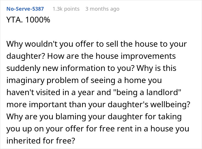 Woman Faces Reality After Parent Wants To Sell Home She&rsquo;s Been Living Rent-Free In For 2 Years