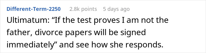 “I'm Betraying My Integrity”: Man Refuses To Take A Paternity Test For His Wife’s Friend’s Baby “I'm Betraying My Integrity”: Man Refuses To Take A Paternity Test For His Wife’s Friend’s Baby
