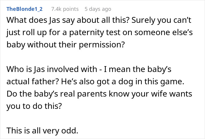 “I'm Betraying My Integrity”: Man Refuses To Take A Paternity Test For His Wife’s Friend’s Baby “I'm Betraying My Integrity”: Man Refuses To Take A Paternity Test For His Wife’s Friend’s Baby