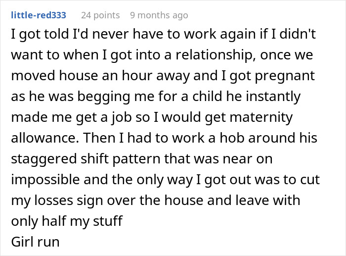 “She Never Would Have Agreed To Have A Baby”: Man Faces Divorce After Telling Wife To Get A Job “She Never Would Have Agreed To Have A Baby”: Man Faces Divorce After Telling Wife To Get A Job