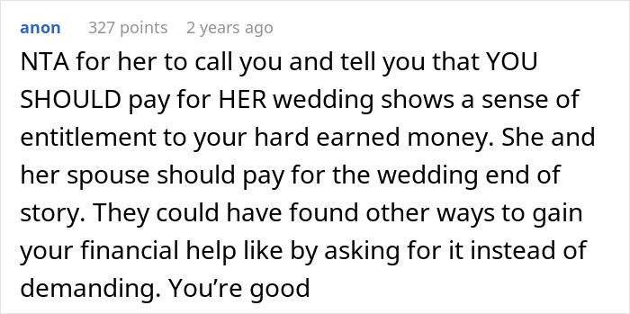 Guy Refuses To Fund Stepsister&rsquo;s Wedding, Calls Out Mom&rsquo;s Choices When She Protests