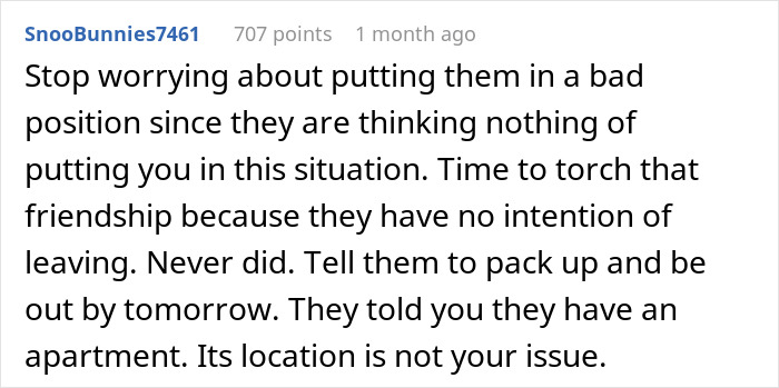 "Get Them Out Of Our House": Couple Is Confused After Friends Stay At Their House Way Longer
