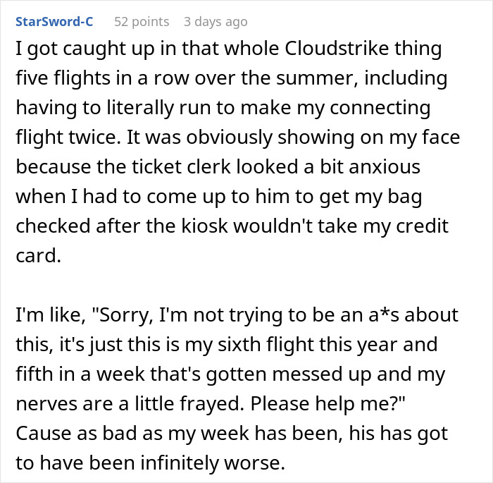&ldquo;That&rsquo;s Your Flight, Sorry&rdquo;: Guy Loses It Over Missed Flight, Gate Attendant Serves Up Revenge