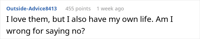 Woman Refuses To Take In Her Parents After They Regretted Pursuing Their Dream, Is Called Selfish