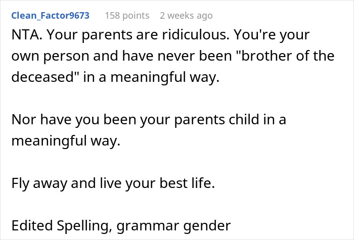 Parents Want 18YO To Forever Grieve Sister He Never Knew, Enraged He Won't Take Her Pic To Dorm Parents Want 18YO To Forever Grieve Sister He Never Knew, Enraged He Won't Take Her Pic To Dorm