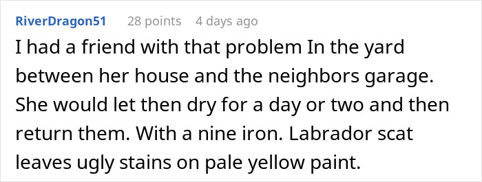 Woman Enjoys Neighbor’s Cursing Tirade As They Find Dog Poop That Once Was In The Yard Next Door Woman Enjoys Neighbor’s Cursing Tirade As They Find Dog Poop That Once Was In The Yard Next Door
