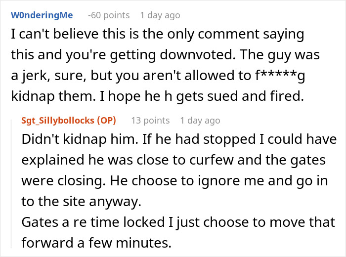Rude Guy Thinks He Can Ignore Security, Regrets It After Wasting 5.5 Hours Instead Of 30 Seconds Rude Guy Thinks He Can Ignore Security, Regrets It After Wasting 5.5 Hours Instead Of 30 Seconds