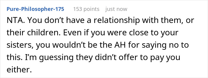 Man Fumes After Sisters Who Ruined His Childhood Ask For Help, Saying He's "Family Or Whatever"