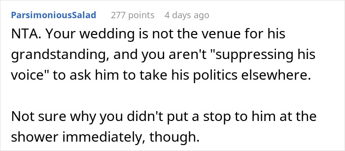 Man Ruins Sister&rsquo;s Bridal Shower, Gets Upset She Won&rsquo;t Let Him Ruin Her Wedding Too