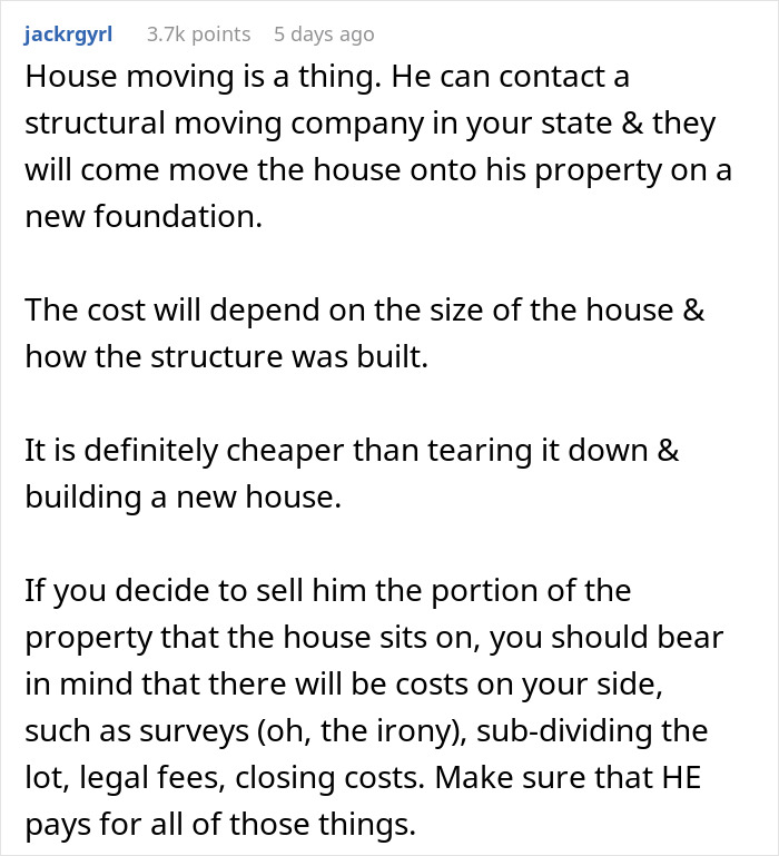 Guy Turns To Web For Legal Advice After 100% Of Neighbor’s House Is Built On His Property Guy Turns To Web For Legal Advice After 100% Of Neighbor’s House Is Built On His Property