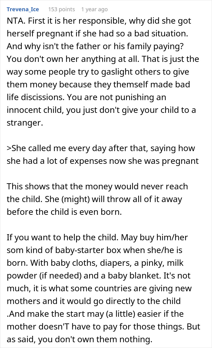 Woman Thinks Her Pregnancy Entitles Her To Generational Wealth, Is Reminded Of Her Place