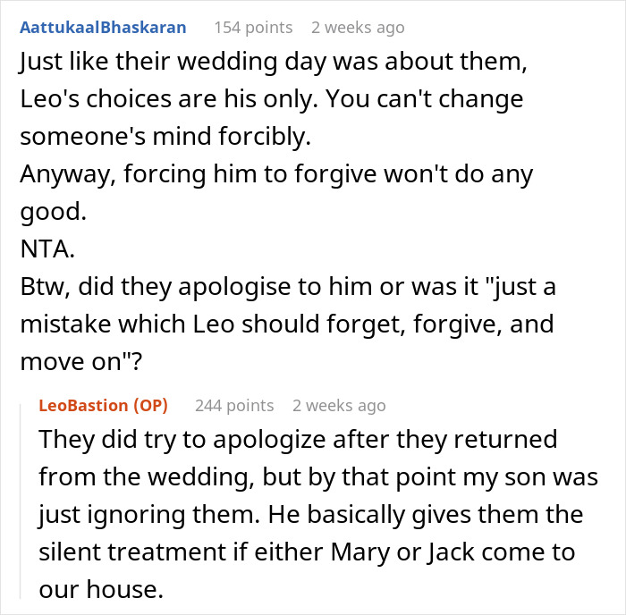 “Just A Small Mistake”: Teen Gets Uninvited From Uncle’s Wedding, Refuses To Forgive Him “Just A Small Mistake”: Teen Gets Uninvited From Uncle’s Wedding, Refuses To Forgive Him